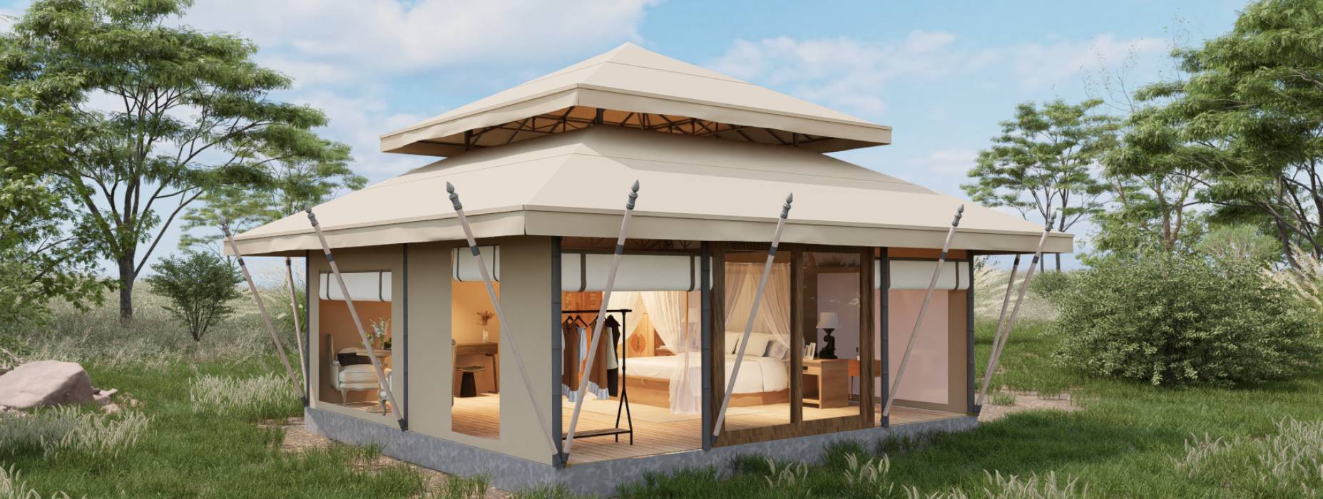 红寺堡区户外野奢帐篷